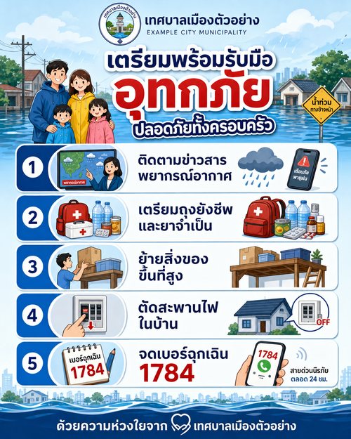 เตรียมรับมืออุทกภัย